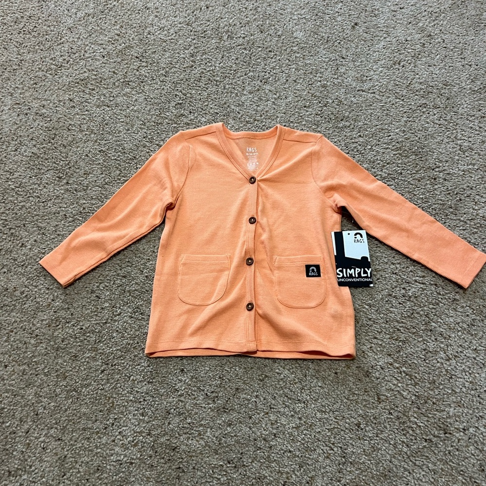 RAGS Toddler Girl Essentials Cardigan